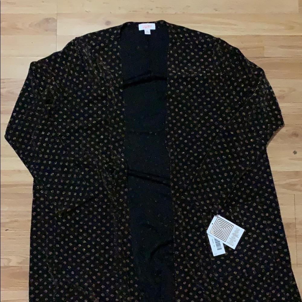 LuLaRoe Sarah Metallic Cardigan